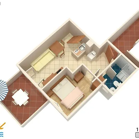 Apartmán With Parking Space Krk - 9718